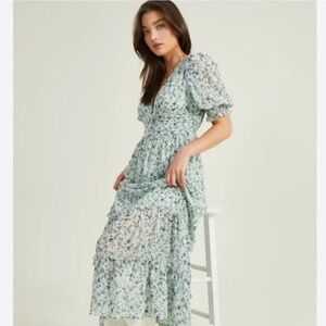 ALTARD STATE Leo Floral Maxi Dress